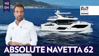 [ENG] ABSOLUTE NAVETTA 62 - Motor Yacht Tour and Review - The Boat Show