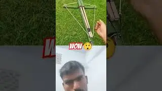 Bamboo creations with mini Archer slingshot 🏹🧿 #slingshots #bamboo #diy #toys #shorts