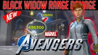 Marvel's Avengers Game | 436K DMG WITH ONE-SHOT !!! - Black Widow Ranged Damage Build
