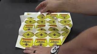Eclipse 1007 Kiss Cutting Label Stock | Digital Die Cutter Application