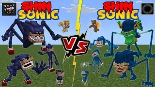 Shin Sonic VS Shin Sonic [Yuriegazo𝗣𝗛] 🆚 [default_boi] Minecraft Addon