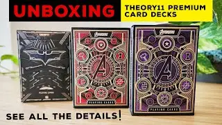 UNBOXING! The Avengers & The Dark Knight Decks from Theory11