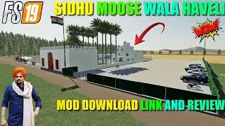 fs 19 sidhu moose wala haveli mod download and review #fs19 #haveli