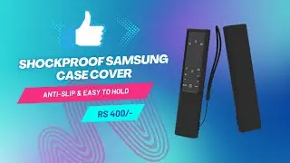 Silicone case cover | Samsung remote | Shockproof Samsung Remote Holder | Unboxing & Review