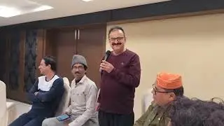 Hindi Poetry by Sindhi poet Mahesh Moolchandani in Ujjain