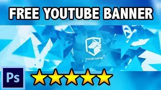 Free Abstract Explode YouTube Banner Template - Free YouTube Banner #1