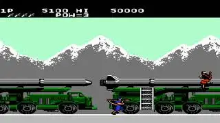 1 mạng phá đảo game nes cực khó không hack , cheat.... ( Rush'n Attack ) điện tử 4 nút ; game 4 nút