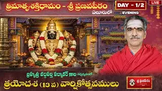 Day 1 13th Anniversary Sri Pranavapeetham - 2026 | Brahmasri Vaddiparti Padmakar Garu