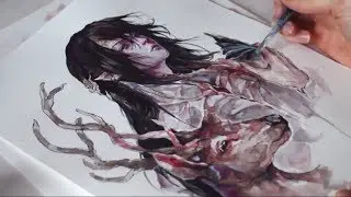 Manga Watercolor Speed Painting - Sera