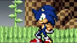 Modern Sonic Solo Win Concept (Sprite Animation)