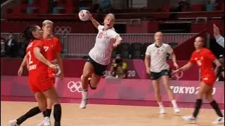 【handball】stine bredal oftedal goal & anassis ハンドボール