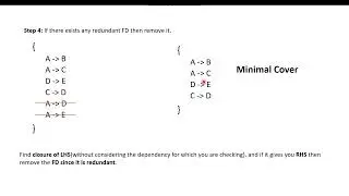 DBMS Lecture - 86 | Relational Database Design - Minimal Cover (Part-3) | GTU Lectures | 2025