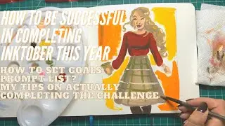 How to ACTUALLY Complete Inktober this year! My tips + goals for the 2021 challenge ✨