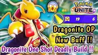 DRAGONITE OP BUILD AFTER NEW BUFF 😍🔥 | Pokemon Unite Hindi Gameplay
