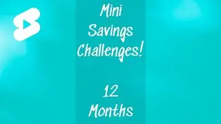 12 Months Mini Saving Challenges!