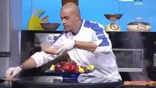 طبق مشويات - ارز بالخلطة و المكسرات - سلطة بلدي - الشيف علاء الشربيني - برنامج لقمة هنية