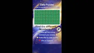 Daily Brain Teaser - Odd Numbers Out