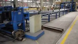 HW15 H beam welding in horizontal, pull through