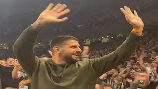 Navijaci Partizana skandiraju Mitrovicu ''Mitro's on fire'' - Partizan vs Zvezda Evroliga