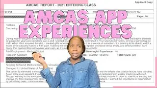 AMCAS Experiences in DETAIL!📝