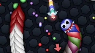 Tiny PRO SNAKE Destroyed The Giant PRO SNAKES! Slither.io Snake Game Gameplay