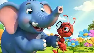 The Tiny Ant and the Kind Elephant 🐜🐘 | Kids Moral Story About Friendship & Teamwork