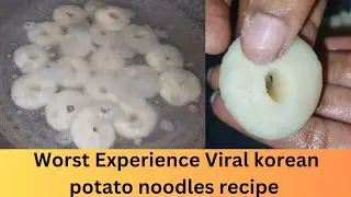 korean potato noodles recipe went wrong 😕