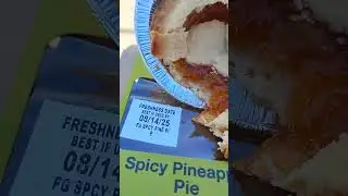 SPICY PINEAPPLE 🍍 PIE...NEW AT WALMART