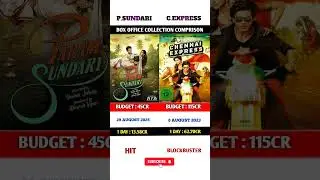 Param sundari vs chennai express movei box office collection Comprison 🍿| #paramsundari #chennai