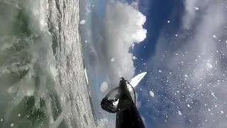 Windsurf vague Tr&eacute;ompan