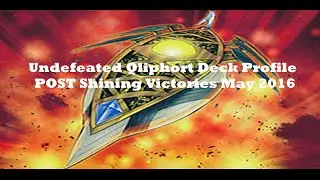 1st Place Undefeated Qliphort Deck Profile POST Shining Victories May 2016 (Locals)