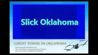 Drone View Of Slick Oklahoma