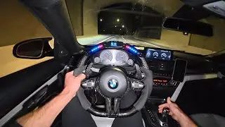 POV DRIFTING A 575HP BMW M4 ON ICY ROADS 🥶‼️