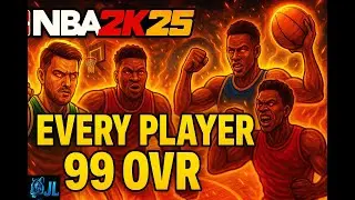 Every Player is 99 Overall...This Broke NBA 2K25 #nbarebuild #gaming