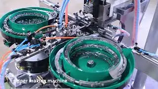 KYY Pin Box Fixing Machine#machine#manufacturing#zipper machine  factory