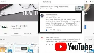 How to Change Created Playlist Order in YouTube - Organizing Created Playlists in Channel Library