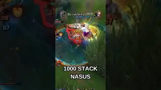 1000 STACK NASUS !! #shorts #lol  #leagueoflegends