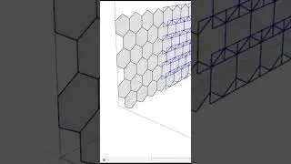 How to make a Honeycomb Building Fa&ccedil;ade Decoration