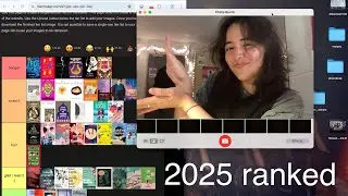 tier ranking all the books i read in 2025