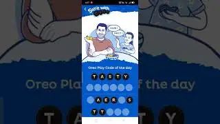 oreo play code of the day