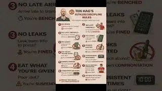 Ten Hag&rsquo;s Ruthless Rules at Manchester United 🚫🔥