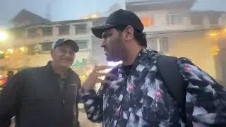 Mussoorie Mall Road par shaam hote hi badal छा गए! #mussoorie