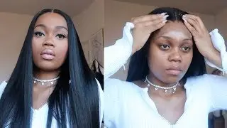 BEST STRAIGHT HAIR ON ALI EXPRESS | LAZY SUNDAY GRWM FT CRANBERRY HAIR