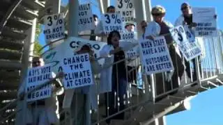 CSIRO Scientists climb the DNA Tower