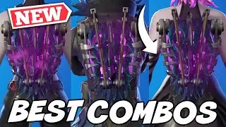 BEST COMBOS FOR *NEW* BLADED CAGE BACKBLING (GRAVE FEATHER BUNDLE)! - Fortnite