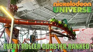 The Roller Coasters of Nickelodeon Universe American Dream Mall Ranked | East Rutherford, New Jersey