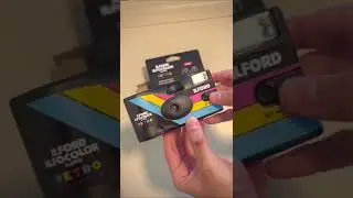 ILFORD ILFOCOLOR RAPID RETRO EDITION Disposable Film Camera Unboxing #shorts
