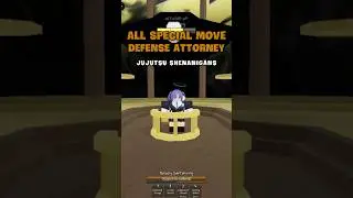 ALL SPECIAL MOVES Defense Attorney  #roblox #jjkgame #jjs #anime #jujutsukaisen