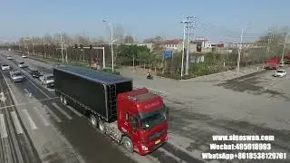 SINOSWAN hydraulic stage truck trailer for concert elections crusade events