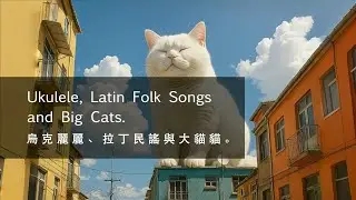 2.5 hours Ukulele, Latin Folk Songs and Big Cats/ Relax / BGM / chillvibe / 烏克麗麗與大貓貓